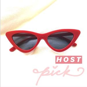 Host Pick! Stylish Red Cat Eye sunglasses